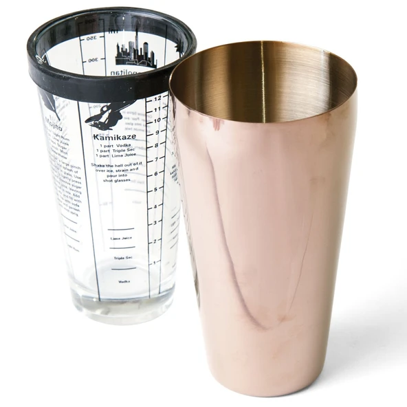 Biradlı Boston Shaker-Bakır 700 Cl ürün görseli 1