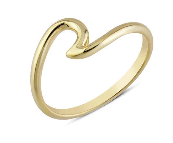 14 Ayar Altın Dönmeli Model Yüzük YZK350 ürün görseli