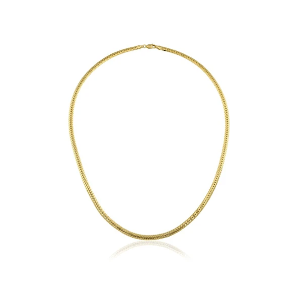 Yassı Balık Sırtı Kolye ZKU014 ürün görseli