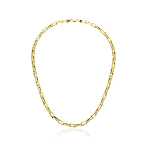 Uzun Halka Zincir Kolye ZKU140 ürün görseli