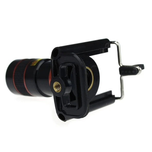 8X18 Zoom Teleskop Telefon Kamera Lensi Mini El Dürbünü - 2