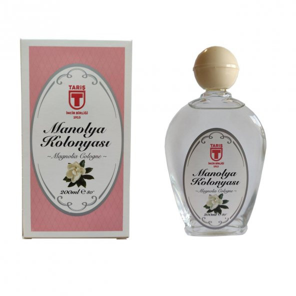 Tariş 80 Derece Manolya Kolonyası 200ml Cam Şişe 80 Derece
