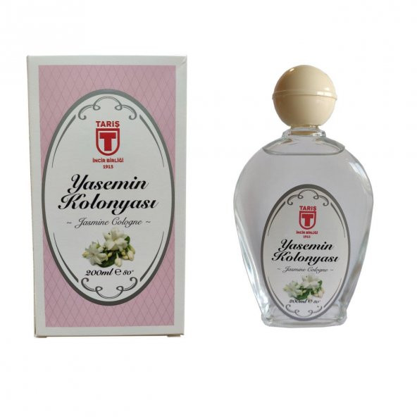 Tariş 80 Derece Yasemin Kolonyası 200ml Cam Şişe 80 Derece