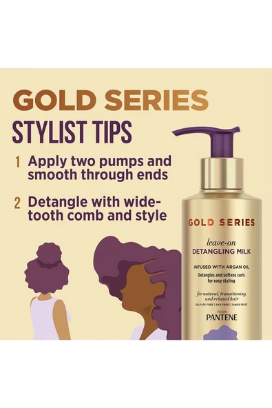 Pantene Gold Series Dolaşık Saç Açıcı Durulanmayan Saç Bakım Sütü 225ML - 6