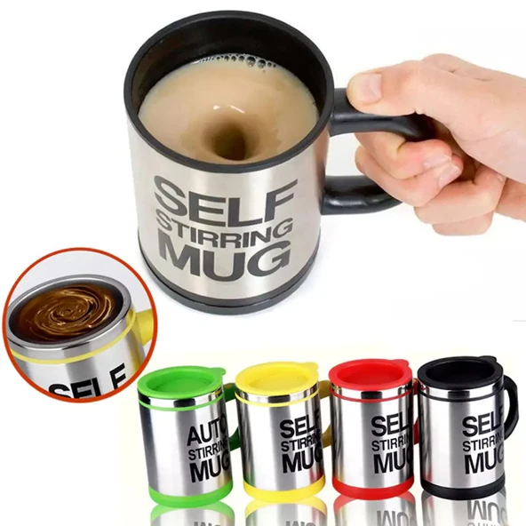 Karıştırıcı Self Mug Kupa Bardak