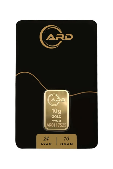 10 gr 24 Ayar ARD Gram Külçe Altın