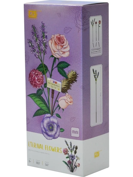 Loz Mini Blok Ebedi Çiçekler 547 Parça 1657 - 3