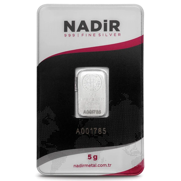 Harem Altın 5 Gram Gümüş Külçe