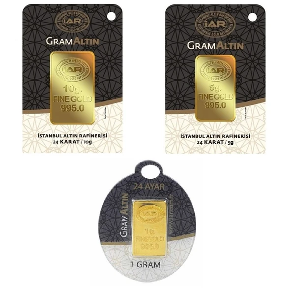 16 gr 24 Ayar İAR Külçe Altın