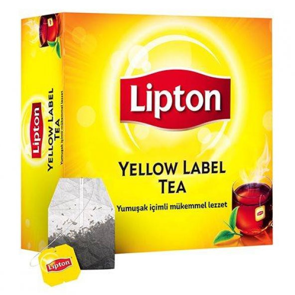 Lipton Yellow Label Bardak Poşet Çay 100'lü x 6 Paket