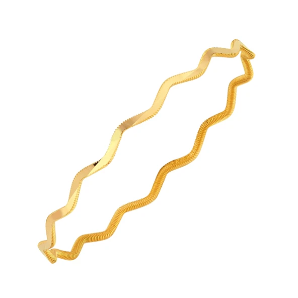 22 Ayar 14 Gr Zigzag Ajda Bilezik - BZK195 ürün görseli