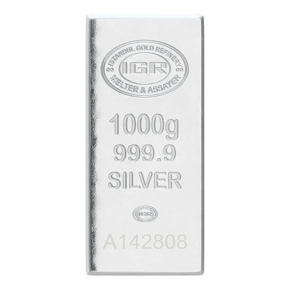 1000 Gram IAR Gümüş Külçe