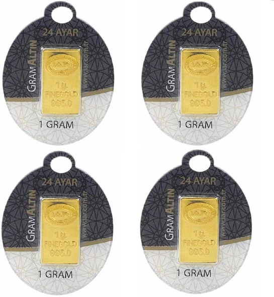 4 gr 24 Ayar İAR Külçe Altın