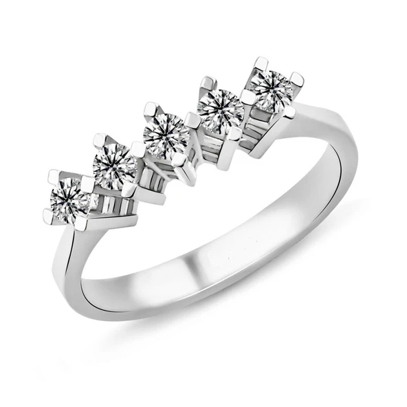 0.40 Karat E Renk Beştaş Pırlanta Yüzük PB512 ürün görseli