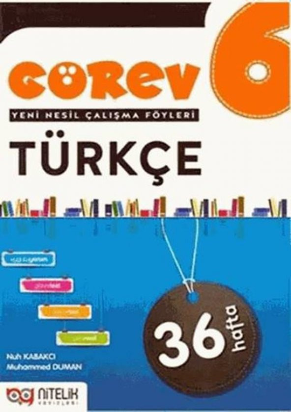 6.Sınıf Türkçe Görev Yeni Nesil Çalışma Föyleri Nitelik Yayınları