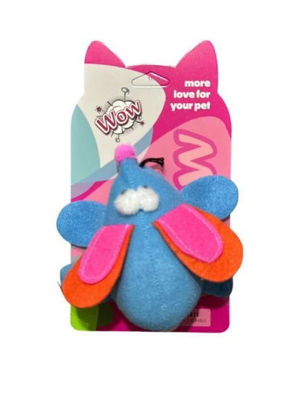 Wow Kedi Oyuncak Renkli Çek Bırak Fare - 2