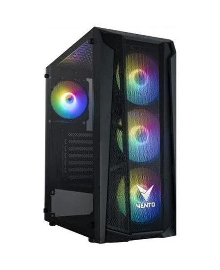 Vento VG15FE 750W 80+ Bronze Midi Tower Oyun Bilgisayar Kasası Siyah