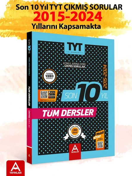 TYT Son 10 Yıl Çıkmış Sorular 2015-2024 - Resim 2