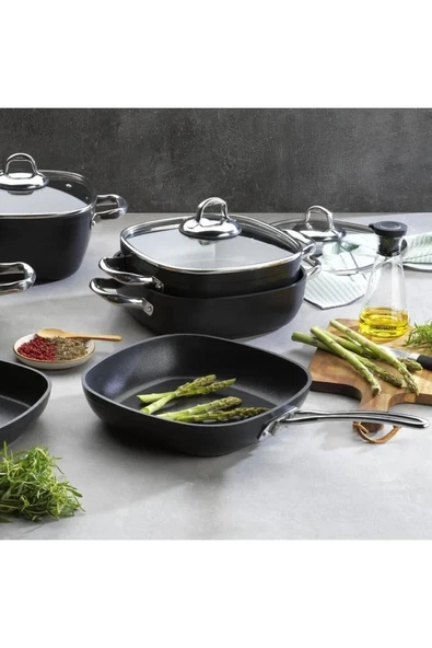 Schafer Gastronomie Master Granit Tava 26Cm-Siyah