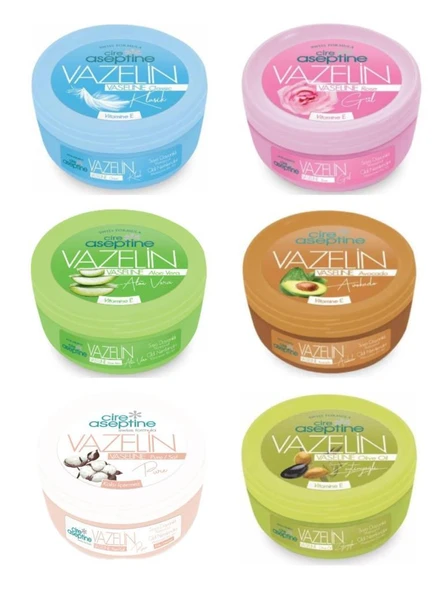 CİRE ASEPTİNE VAZELİN 150ML 6 LI KARMA