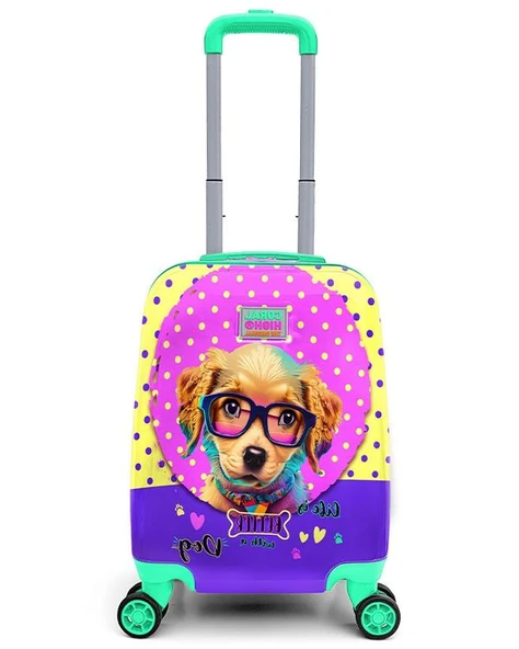 Coral High Kids Sevimli Köpek Desenli Çocuk Valizi 16771
