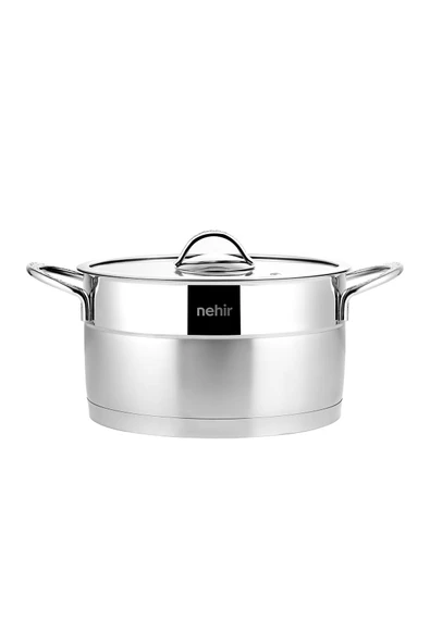 Nehir Silver Mat Trend 24 cm Derin Tencere - 5