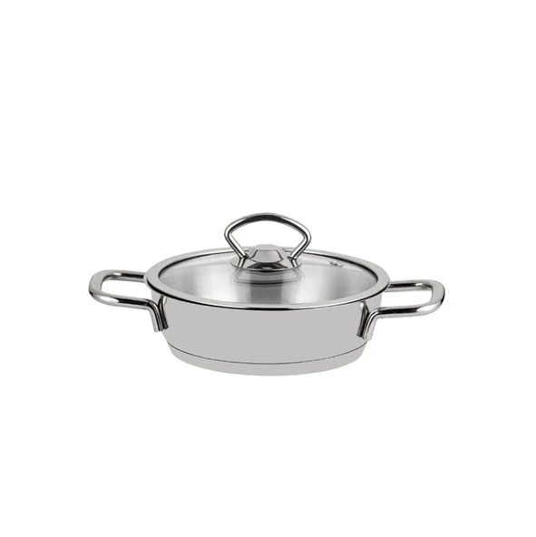 Nehir Silver 6 Parça Paslanmaz Çelik Sahan Seti (16-18-20 CM) - Resim 7