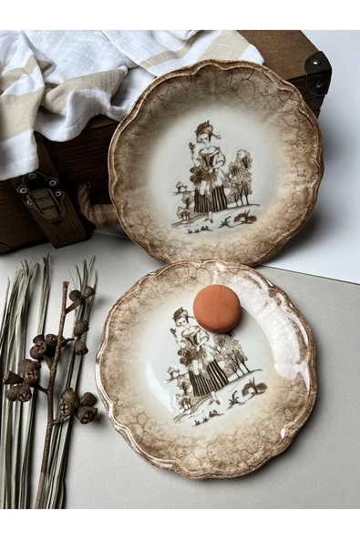 Porser Fulya Pasta Takımı 22cm 6 kişilik 6 Parça FLY6PTPRS1063