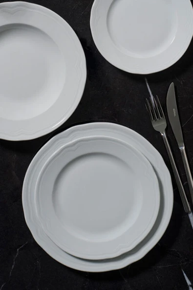 Güral Porselen Venedik 24 Parça Yemek Takımı - 3