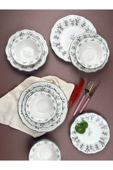Porser Terra Yemek Takımı 6 Kişilik 24 Parça FLY24YKPRS1057 - 4