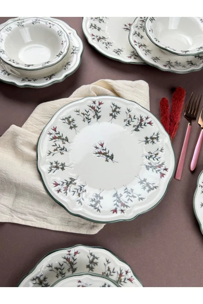 Porser Terra Yemek Takımı 6 Kişilik 24 Parça FLY24YKPRS1057 - 6