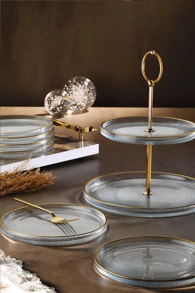 Fecra Loren 14 Parça Sunum ve Servis Seti - 3