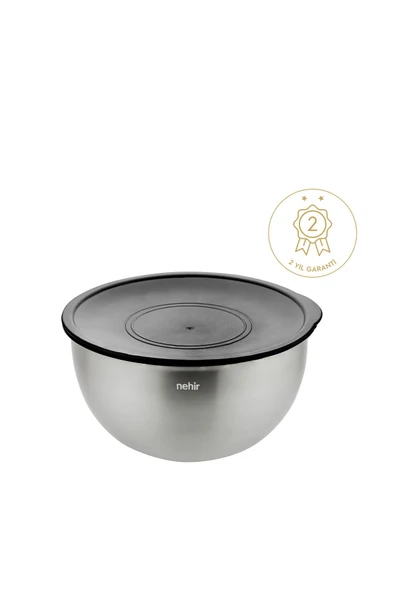 Nehir Silver Çelik 9 Parça Rendeli Karıştırma Kabı Takımı - 2