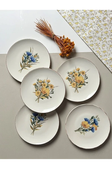 Porser Lily Tuval Pasta Takımı 21cm 6 kişilik 6 Parça TVL6PTPRS1062 - 3