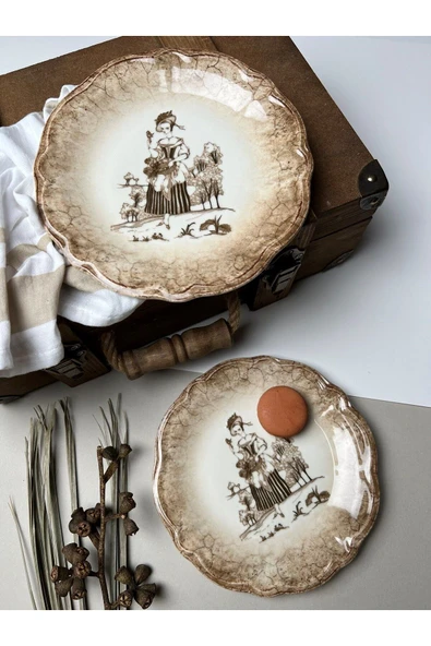 Porser Fulya Pasta Takımı 22cm 6 kişilik 6 Parça FLY6PTPRS1063 - 3