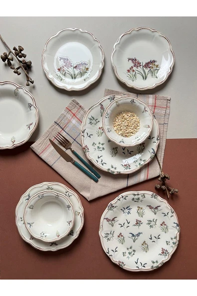 Porser Amber Yemek Takımı 6 Kişilik 24 Parça FLY24YKPRS1056 - 5