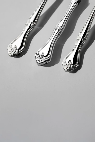 Nehir Lalezar Sade 6 Kişilik 36 Parça Çatal Kaşık Bıçak Takımı - 3