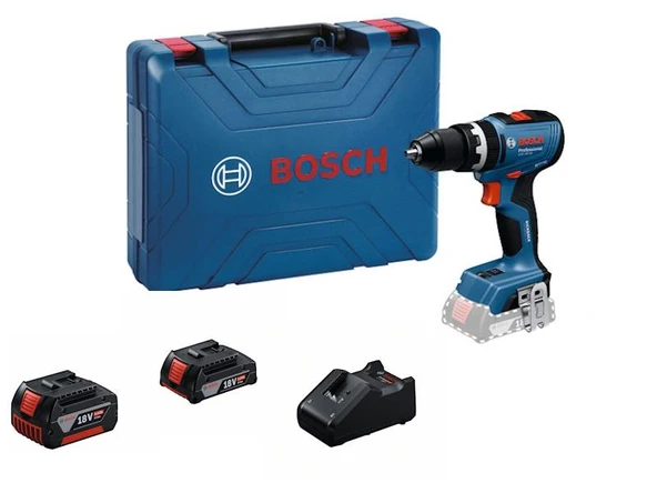 Bosch GSB 18V-65 1x5.0+1x2.0Ah Çift Akülü ürün görseli