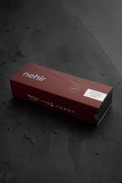 Nehir Lalezar Sade 5 Parça Paslanmaz Çelik Servis Takımı - 3