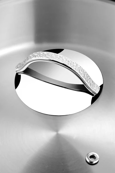 Nehir Silver Mat Trend 26 cm Sığ Tencere - 3