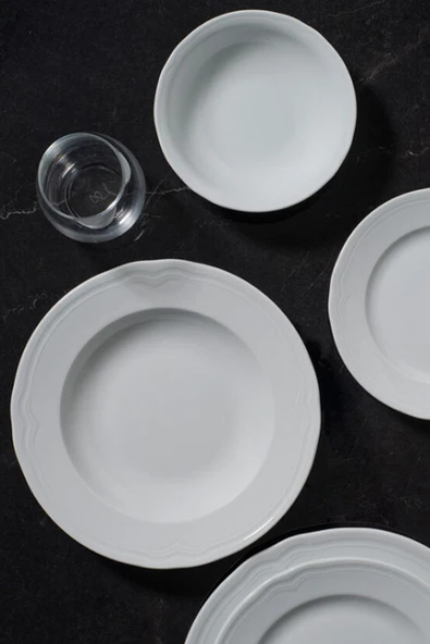 Güral Porselen Venedik 24 Parça Yemek Takımı - 4