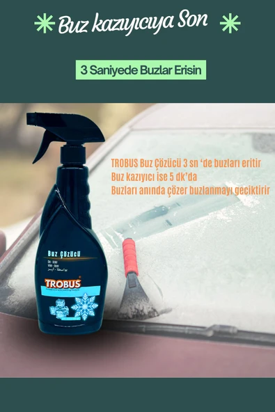 Buz Çözücü Sprey Don Ve Buzlanmaya Karşı Etkili Çözüm – Sprey 500 ml