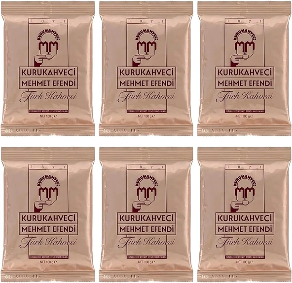 Kurukahveci Mehmet Efendi Türk Kahvesi 100 gr 6'lı