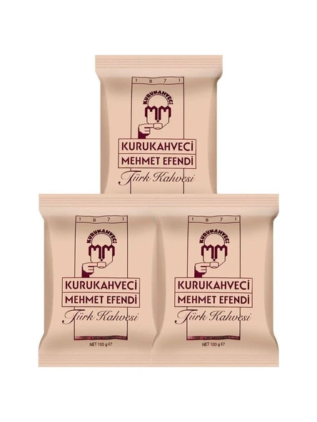 Kurukahveci Mehmet Efendi Türk Kahvesi 100 gr 3'lü