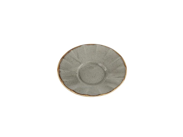 Porland Seasons Koyu Gri Ergonomik Çay Tabağı 11 cm 04ALM003036 - 2