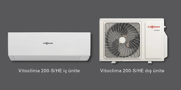 Viessmann Vitoclima 200-S/HE Trend SWAA200MHA050 18000 BTU Inverter Duvar Tipi Klima - Resim 2