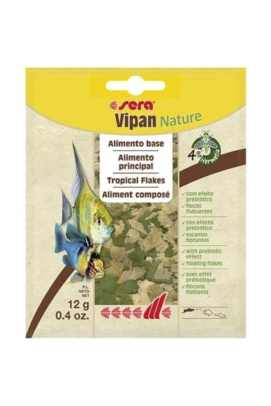Sera Vipan Nature Balık Yemi 12 gr - 2