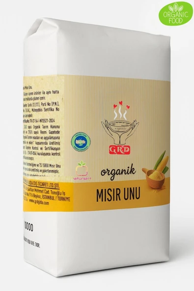 GRD ORGANİK MISIR UNU 1000 gr