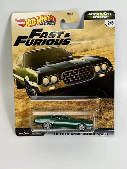 Hot Wheels Premium 72 Ford Gran Torino Sport