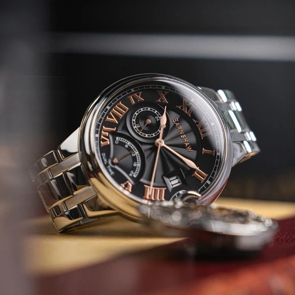 BARALLIER RETROGRADE DUAL TIME ES-8288-33 Erkek Kol Saati - 3